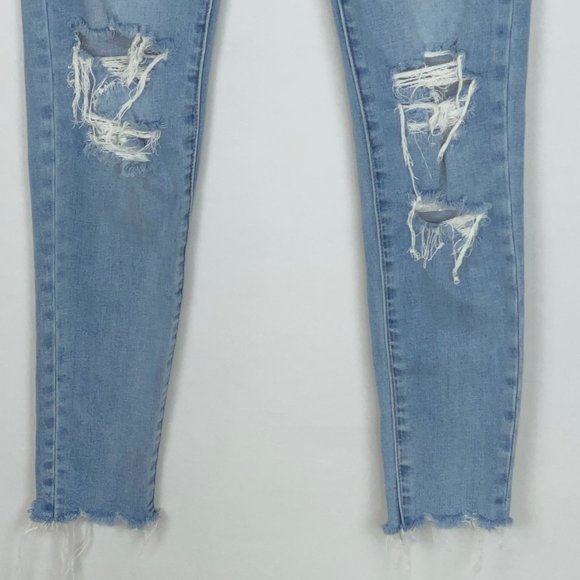 American Eagle Super Stretch Jegging Jeans Raw Hem - Picture 2 of 10